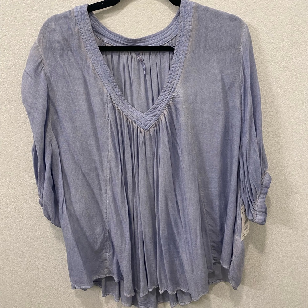 NWT Free People Short Sleeve Blouse